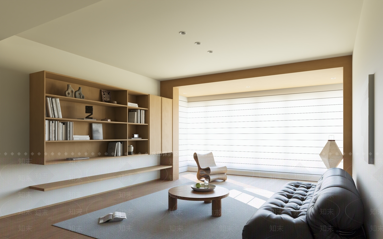 日式家居客厅3D模型下载【ID:1186138780】