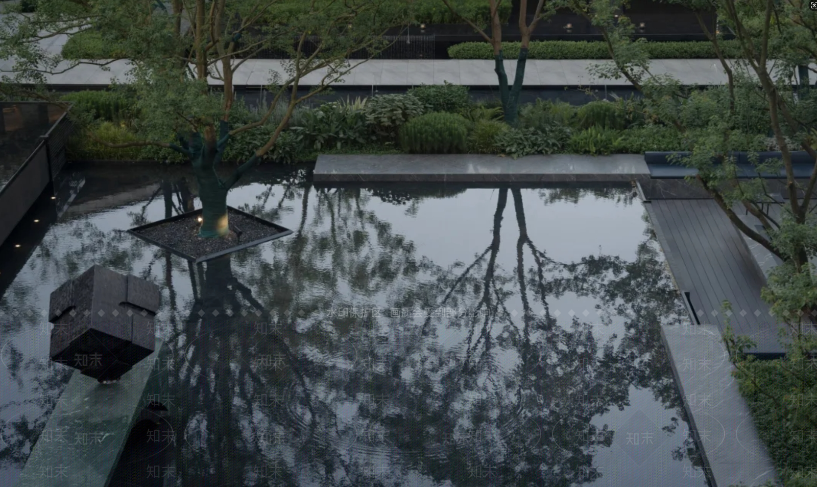 现代轻奢商业景观SU模型下载【ID:1186142137】