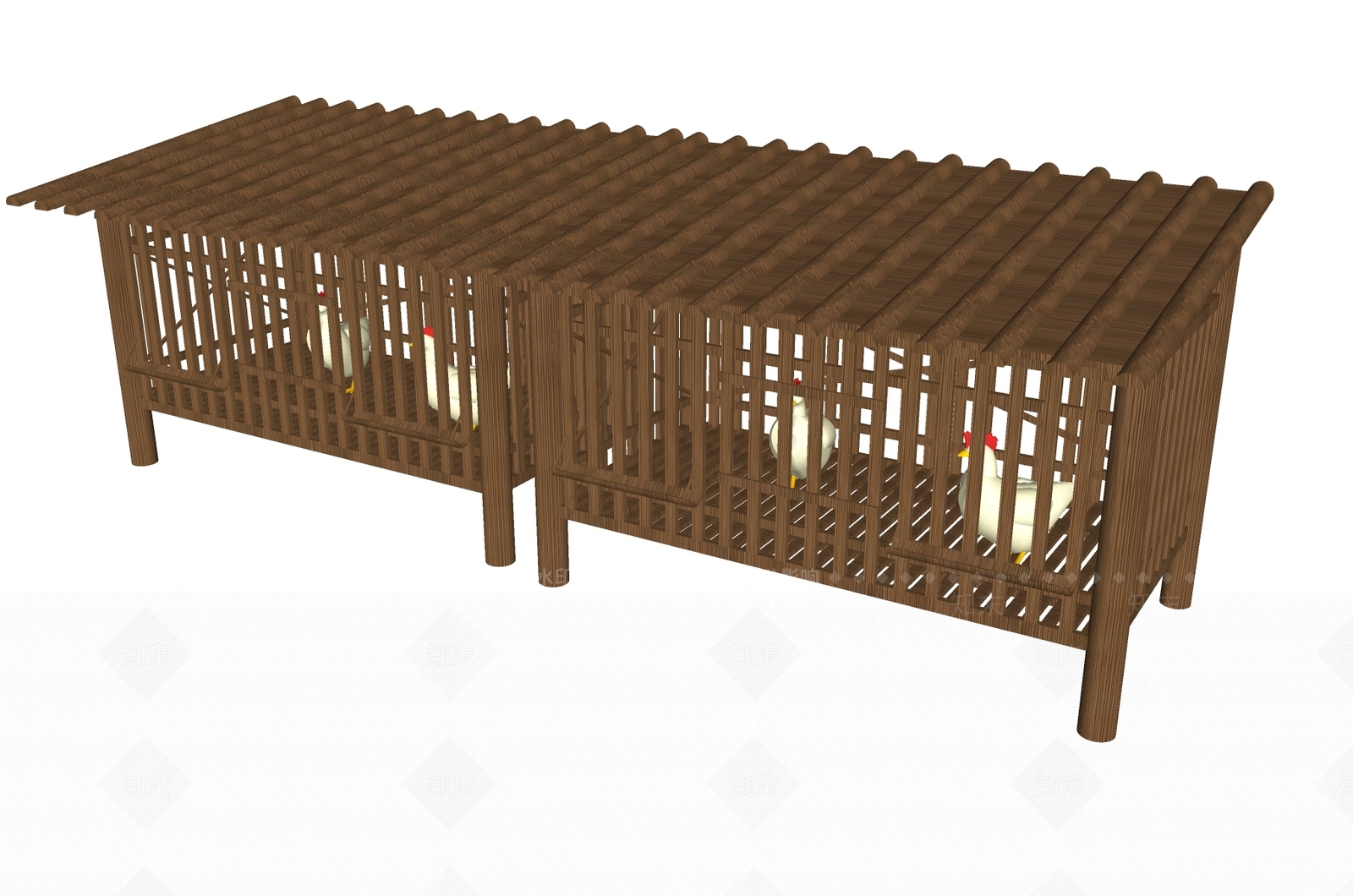 现代农场SU模型下载【ID:1186407959】