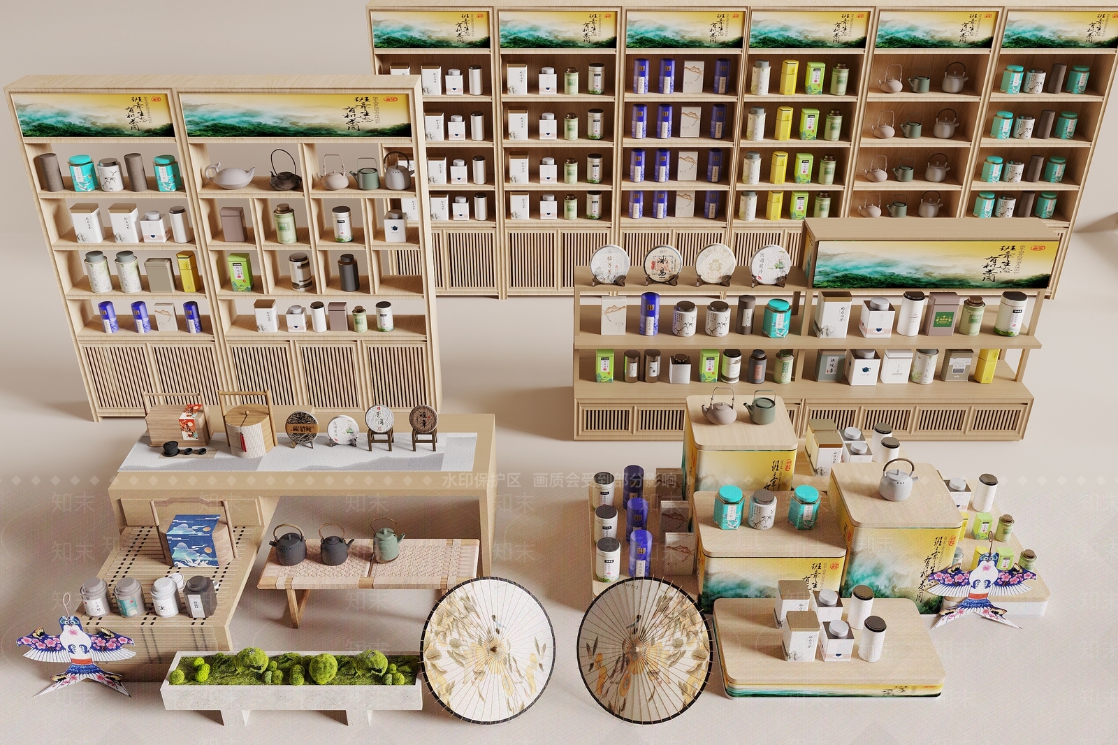 茶具3D模型下载【ID:1186147984】