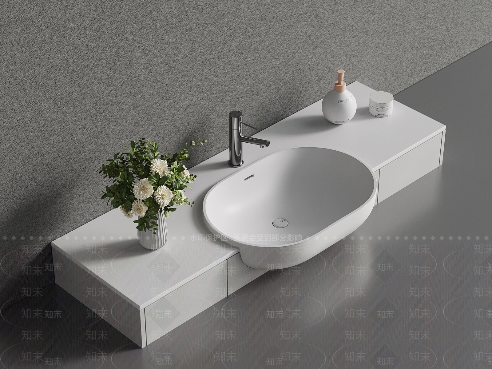 洗手台3D模型下载【ID:1186151808】