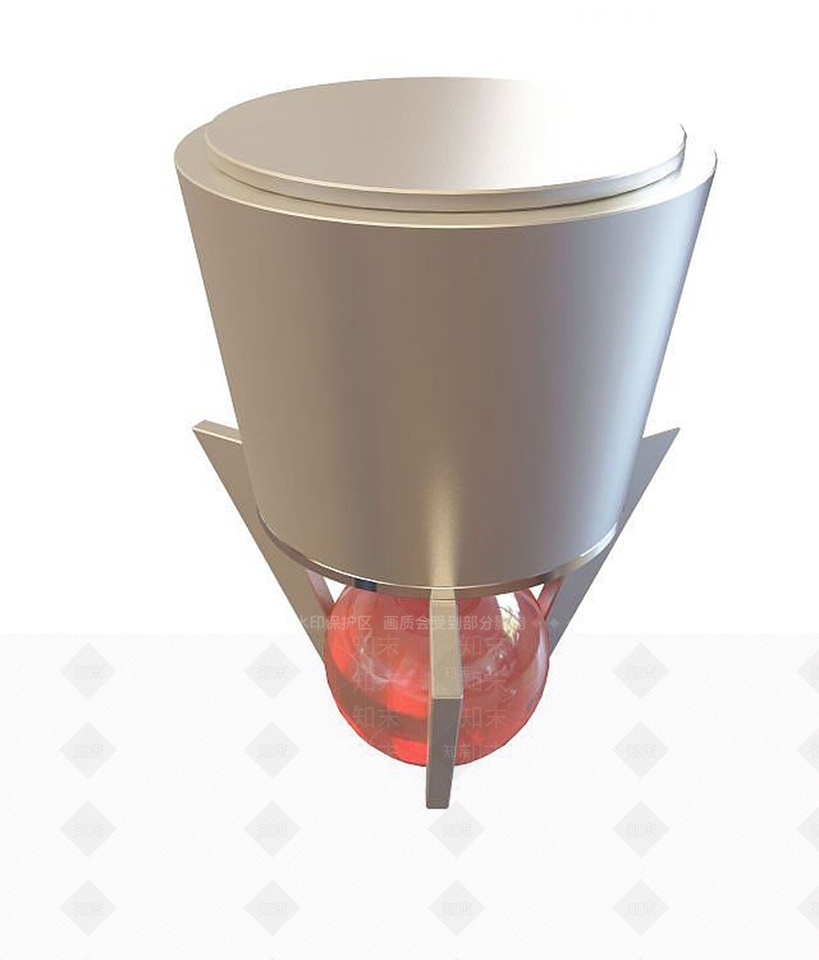 现代灯具组合3D模型下载【ID:1186342458】