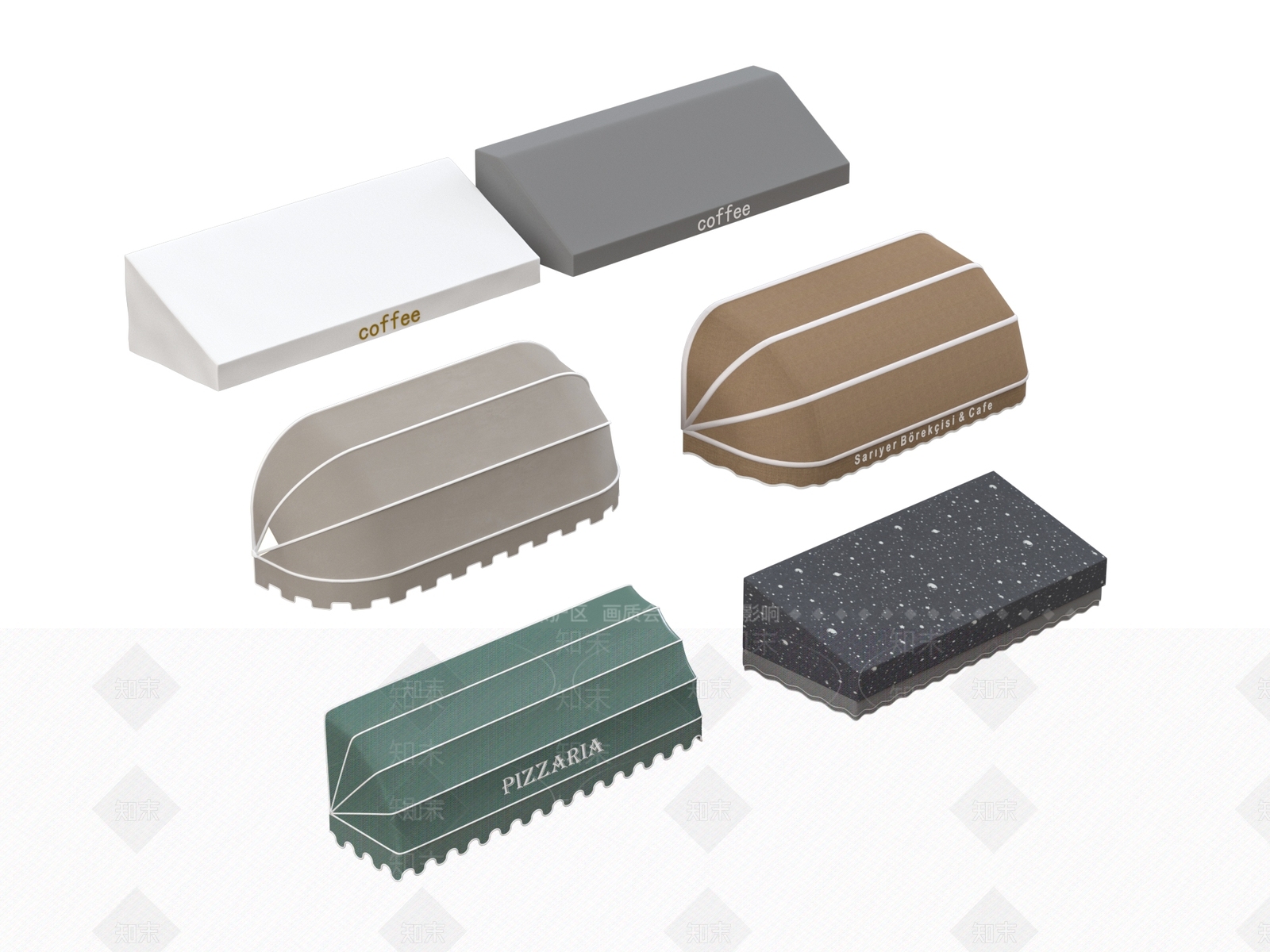现代中式遮阳伞SU模型下载【ID:1186155014】