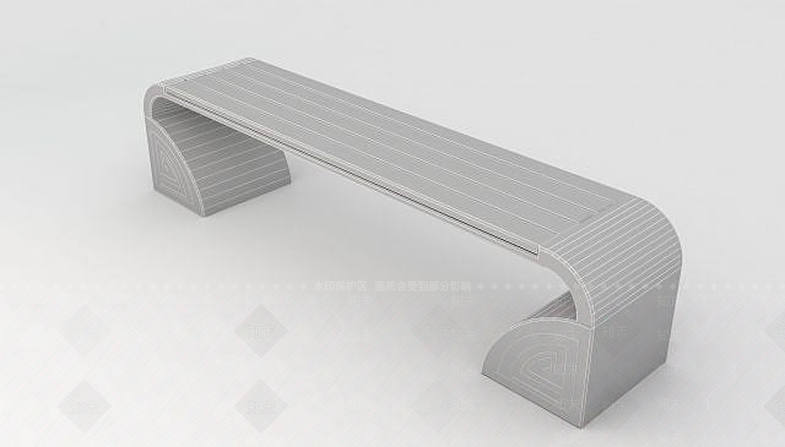 现代户外椅3D模型下载【ID:1186154867】