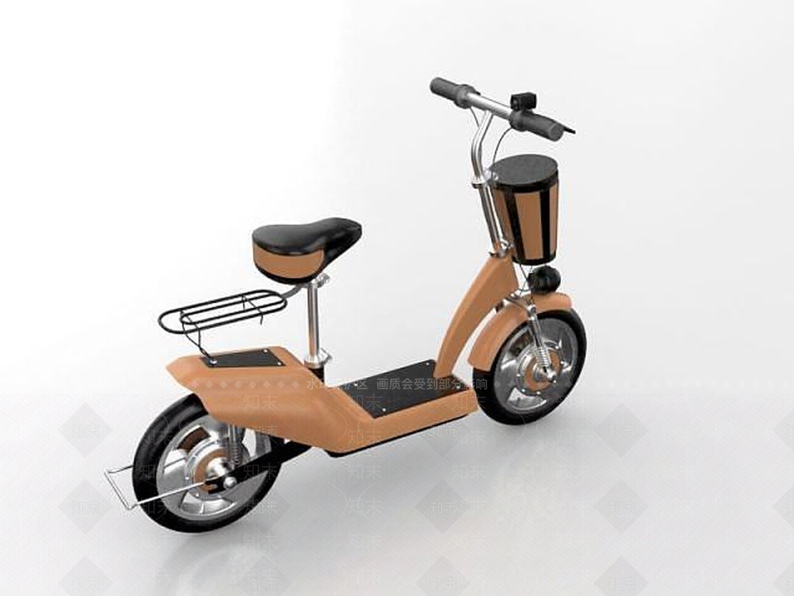 现代自行车3D模型下载【ID:1186383596】