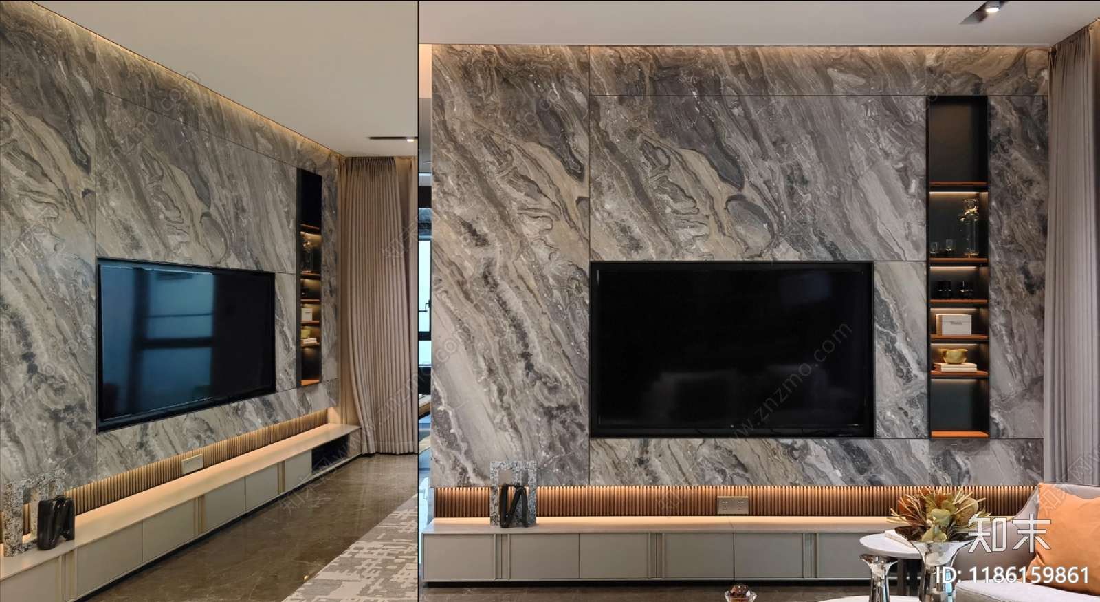 背景墙节点施工图下载【ID:1186159861】