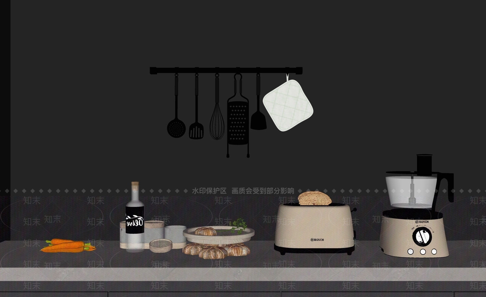 家用电器组合SU模型下载【ID:1186161585】