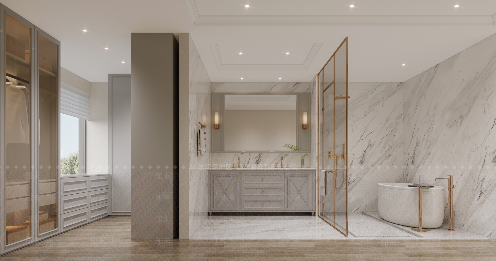 欧式美式卫生间3D模型下载【ID:1186168721】