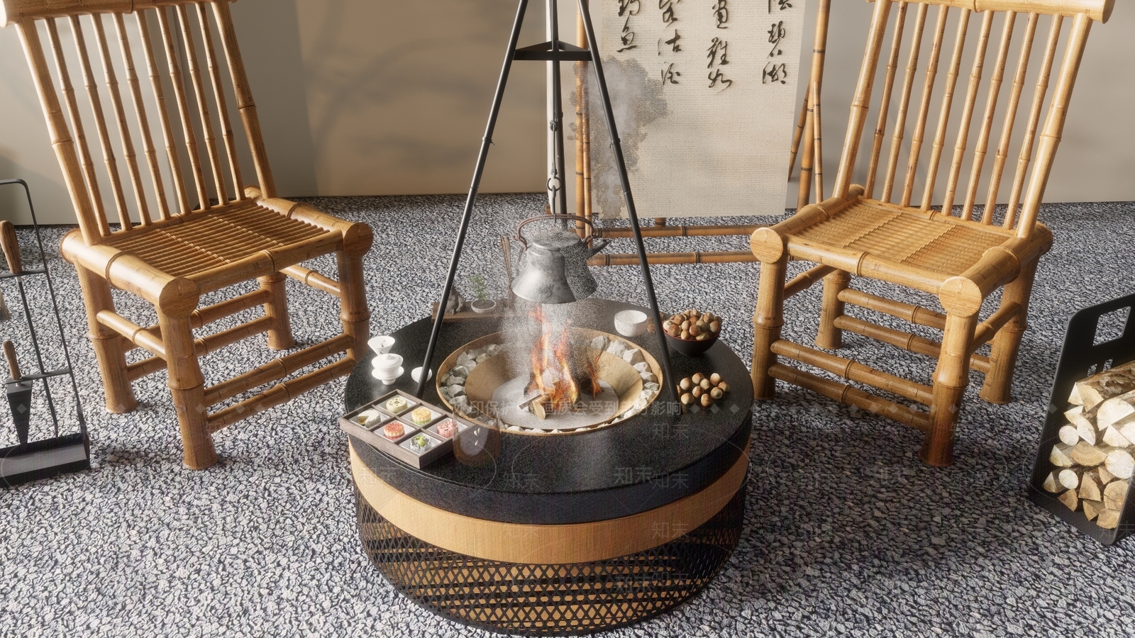 茶具SU模型下载【ID:1186170190】