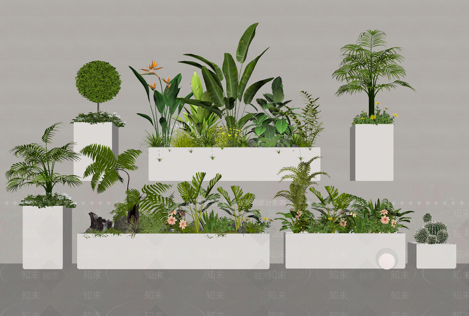 花草SU模型下载【ID:1186176549】