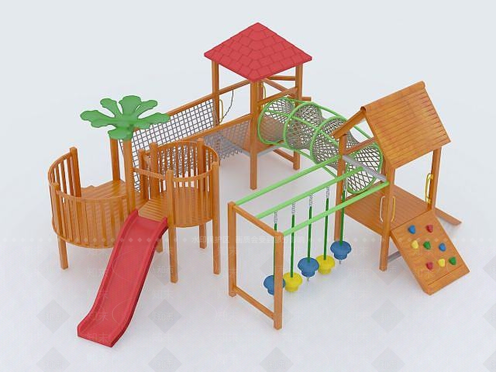 现代公用器材3D模型下载【ID:1186179933】