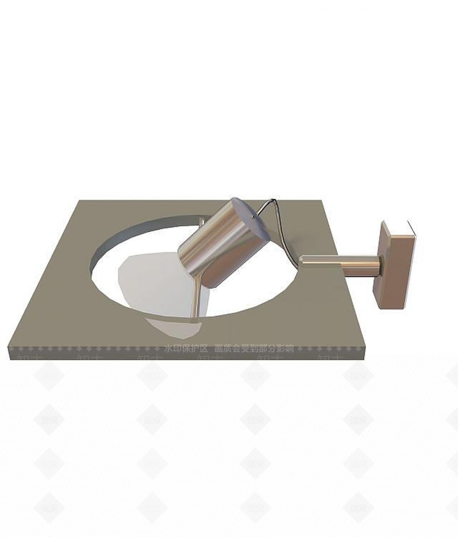 现代射灯3D模型下载【ID:1186271790】