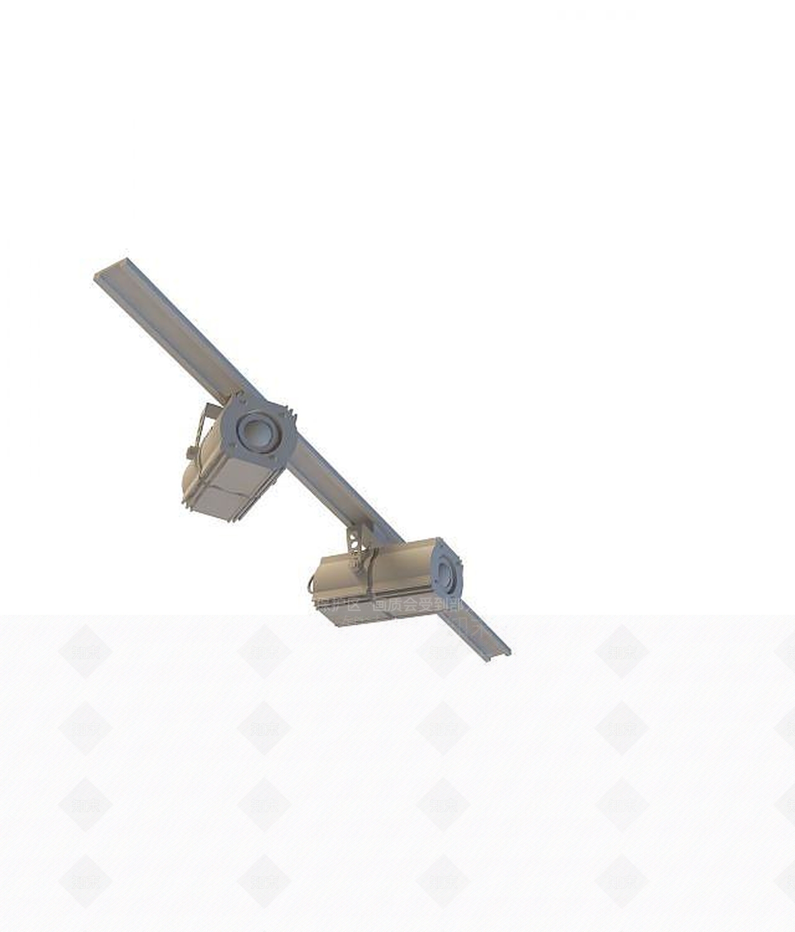 现代射灯3D模型下载【ID:1186276165】