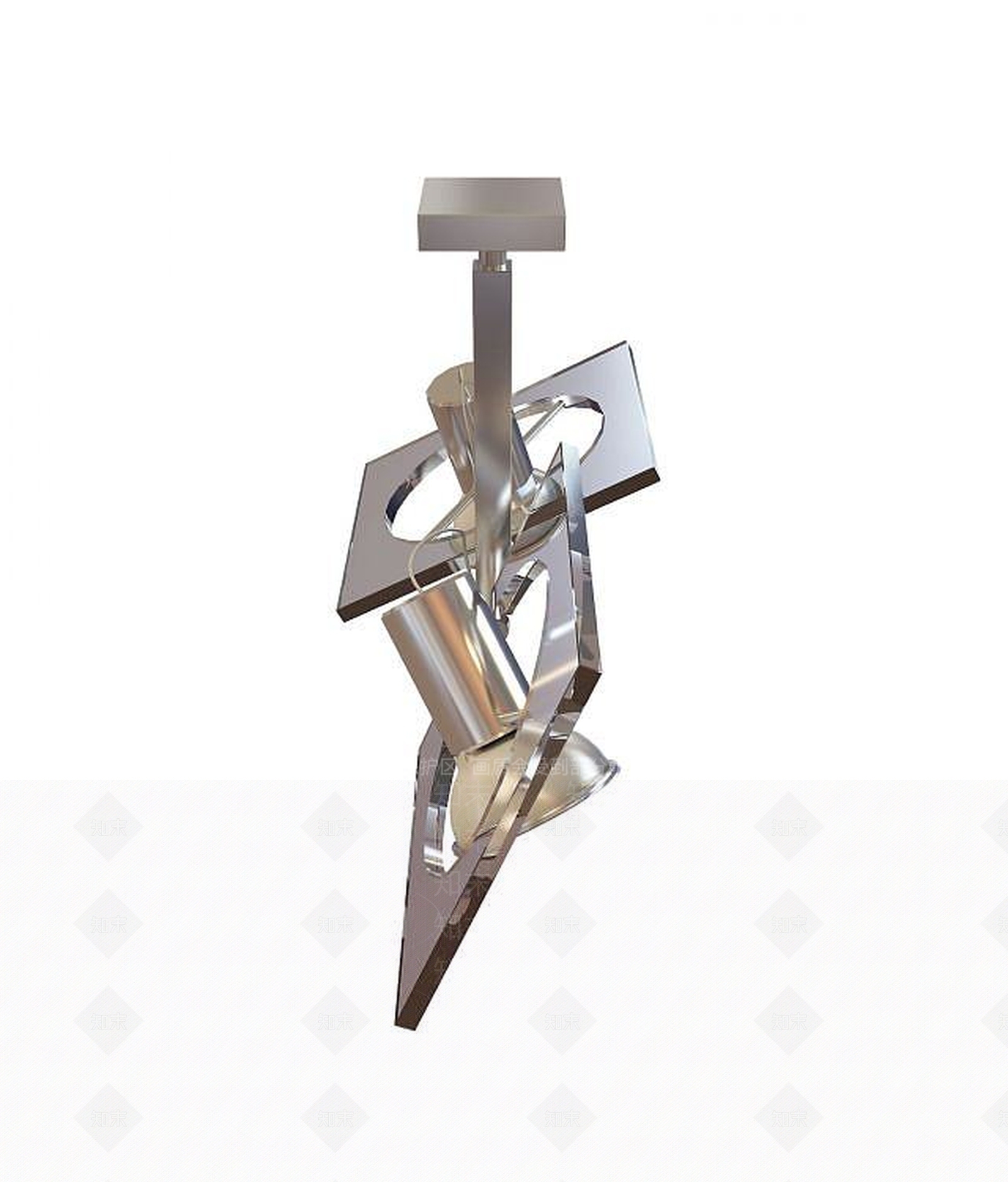 现代射灯3D模型下载【ID:1186367194】