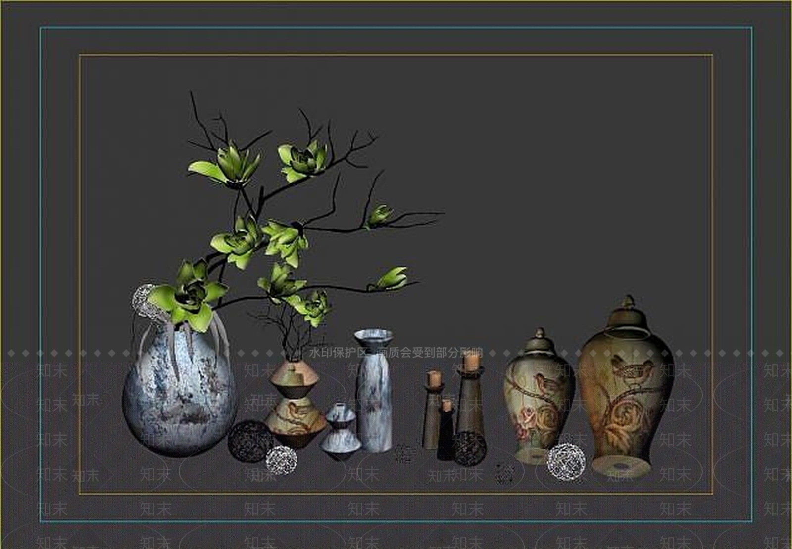 现代佛龛3D模型下载【ID:1186187470】