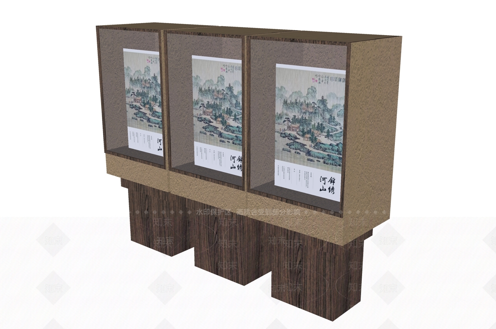展柜SU模型下载【ID:1186647226】
