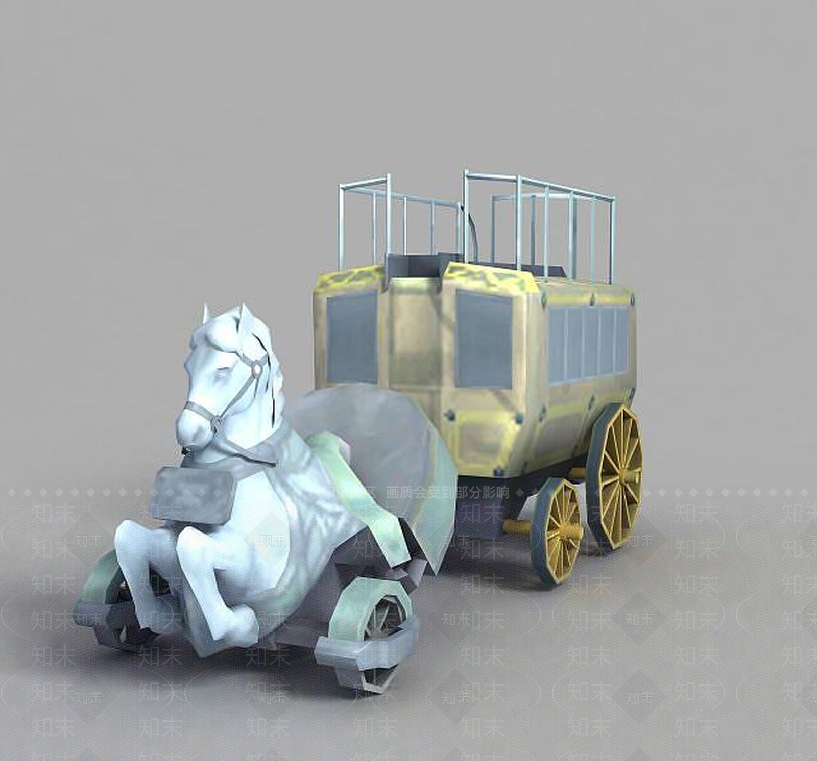 现代妆台妆凳3D模型下载【ID:1186271427】