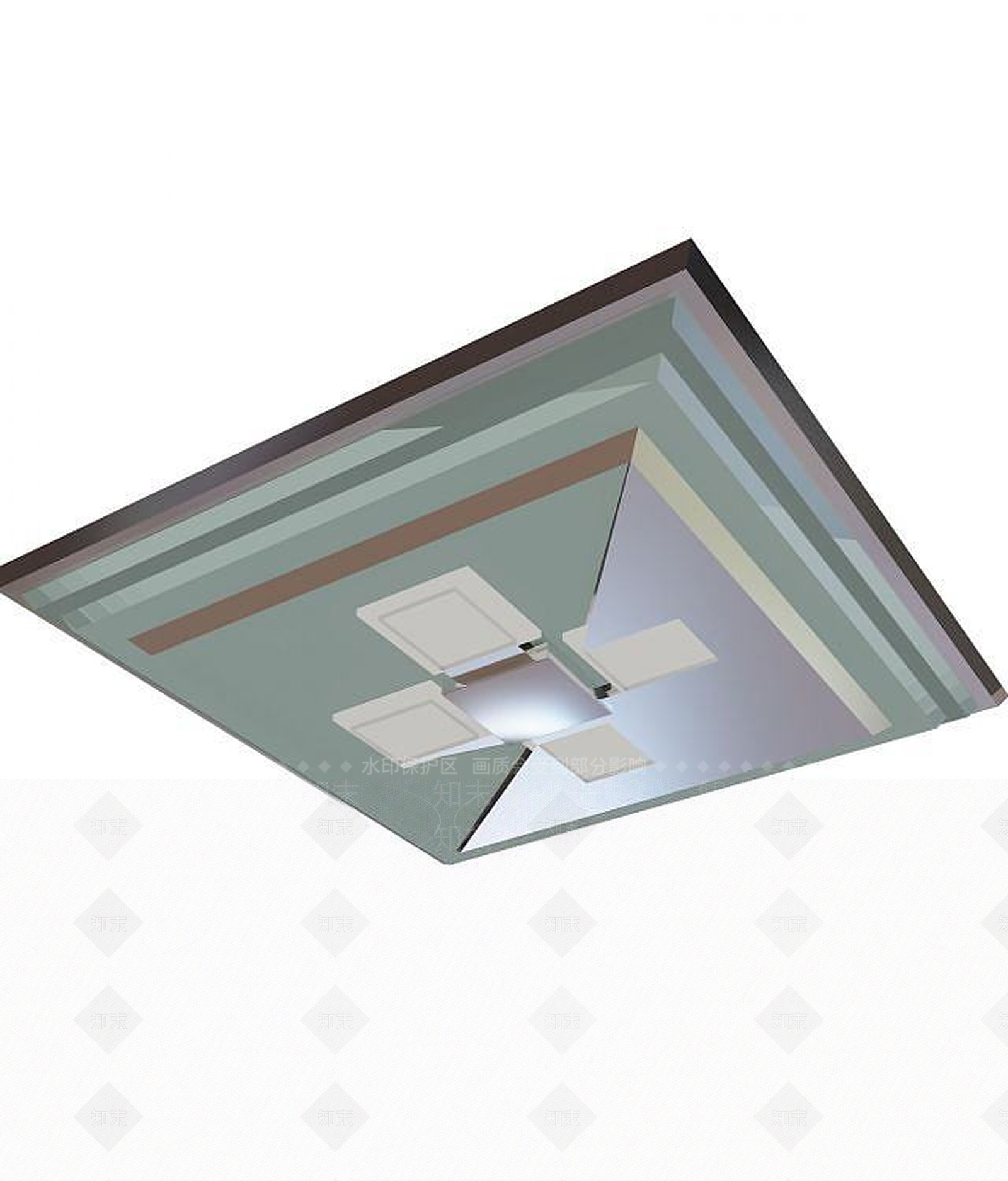现代灯具组合3D模型下载【ID:1186349238】