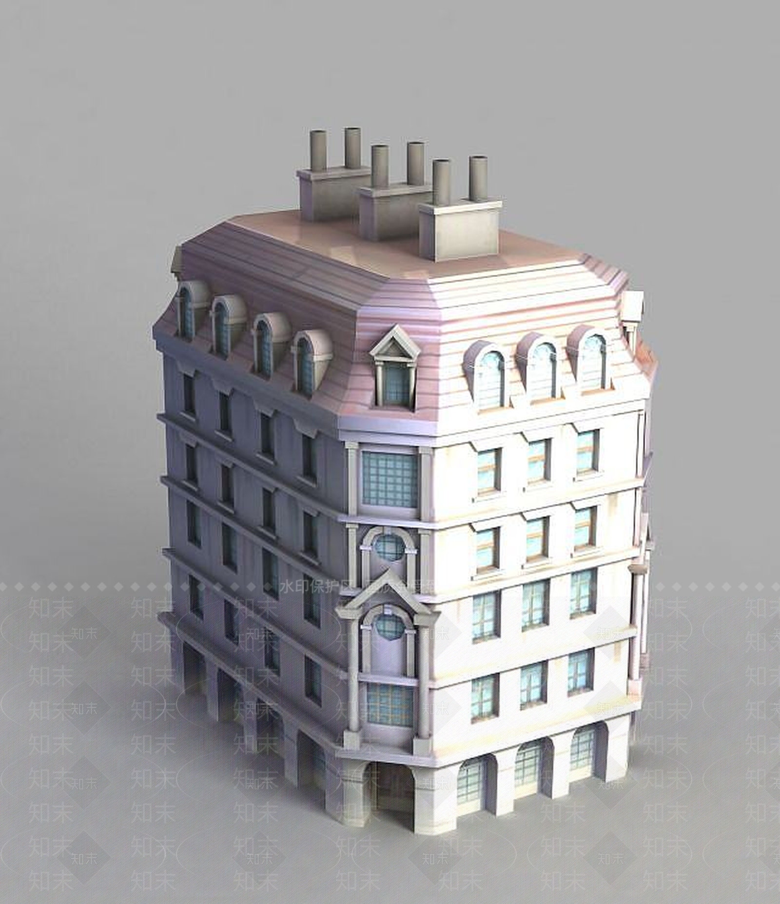 现代办公大厅3D模型下载【ID:1186275846】