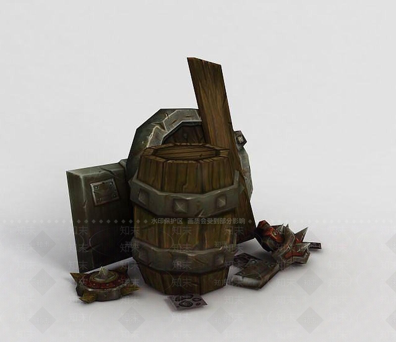 现代妆台妆凳3D模型下载【ID:1186191354】