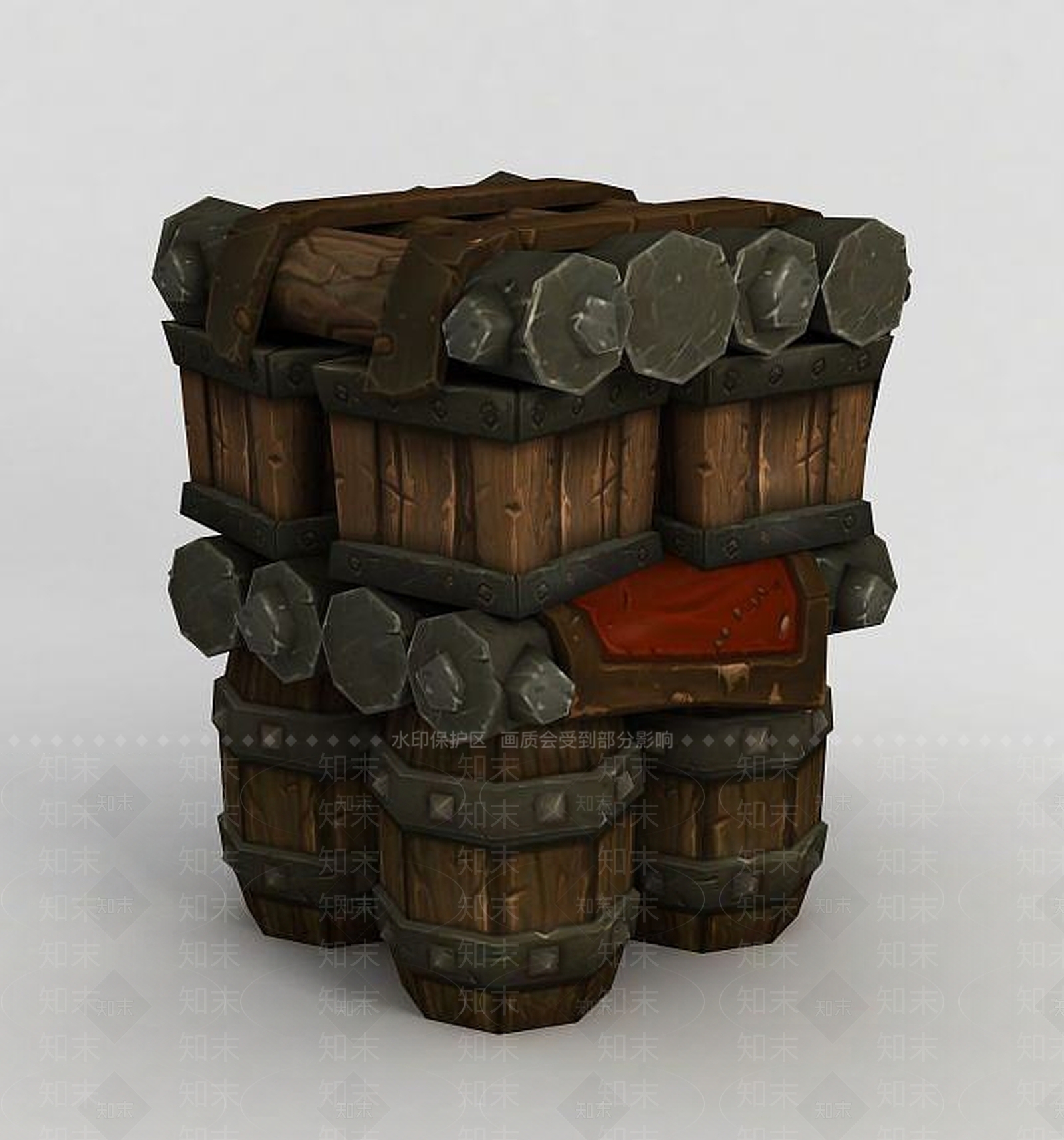 现代妆台妆凳3D模型下载【ID:1186191681】