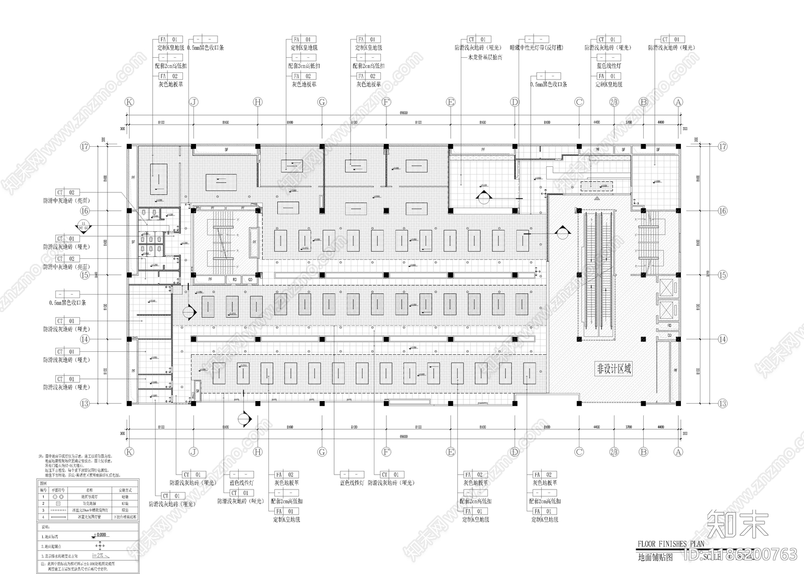 现代台球厅cad施工图下载【ID:1186200763】