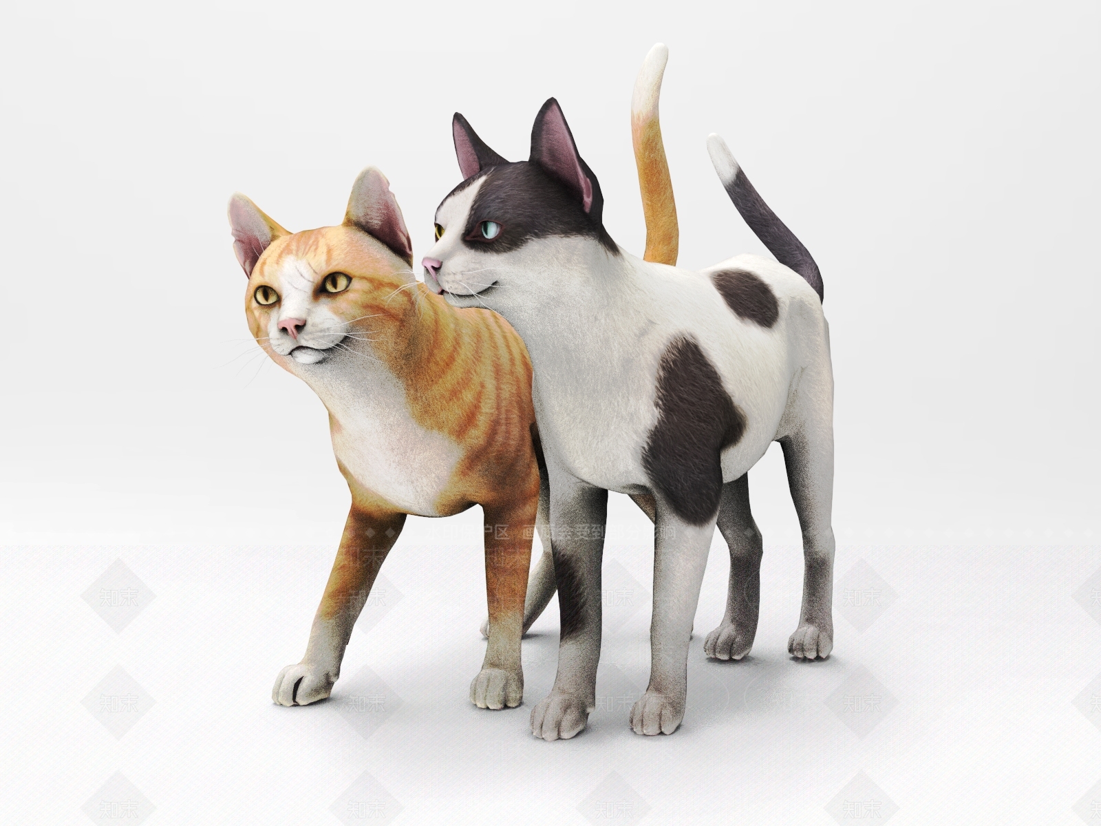 爬行类动物3D模型下载【ID:1186204019】