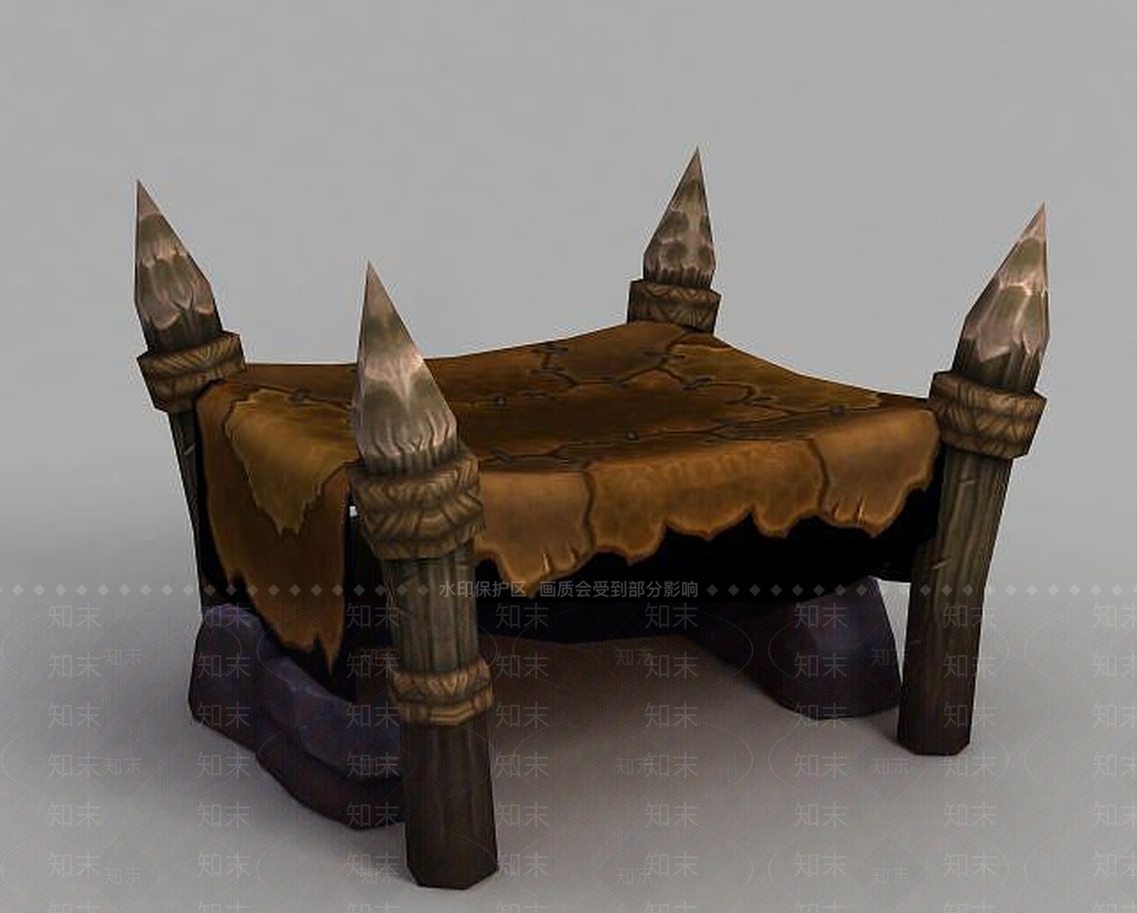 现代妆台妆凳3D模型下载【ID:1186204417】