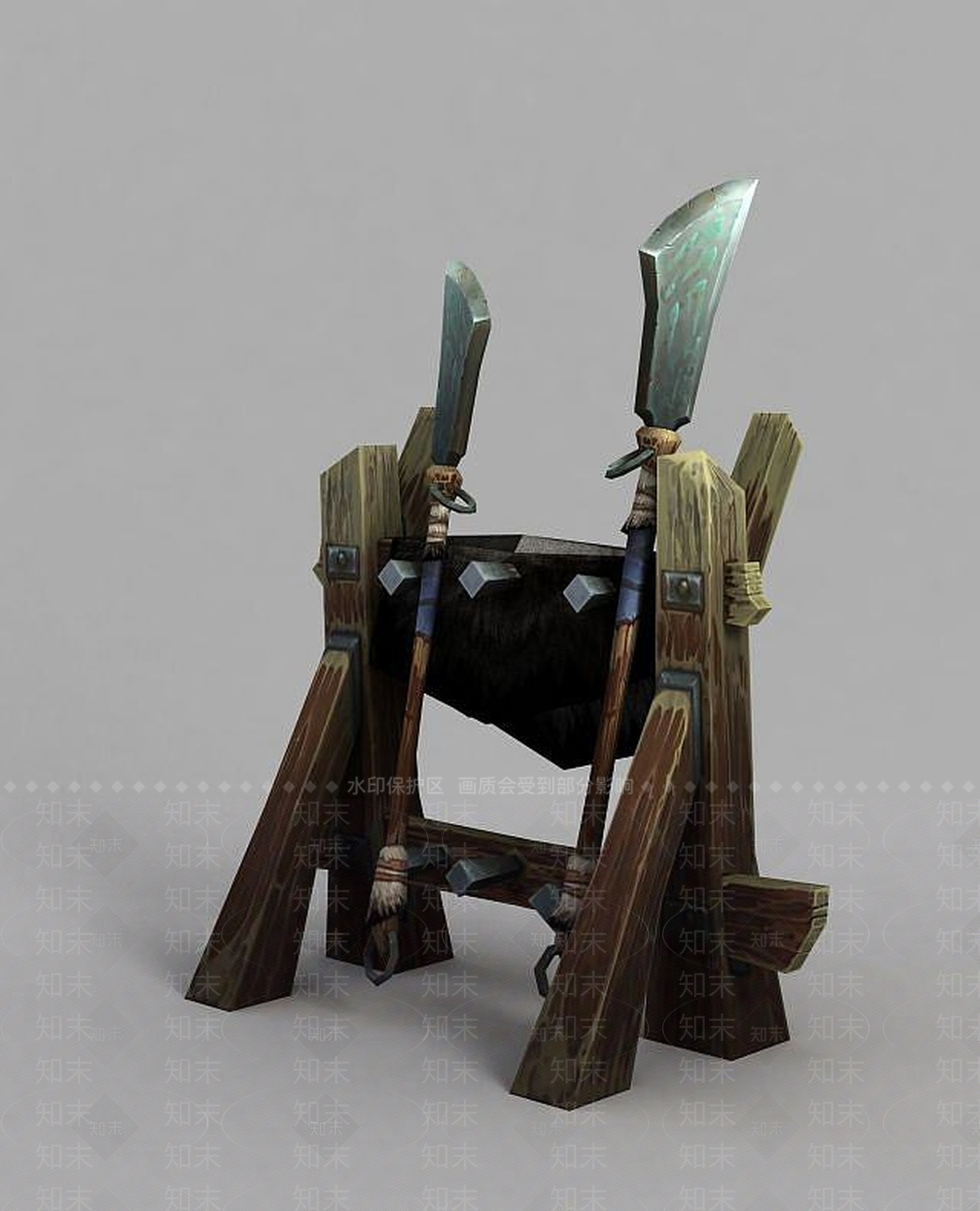 现代妆台妆凳3D模型下载【ID:1186206650】