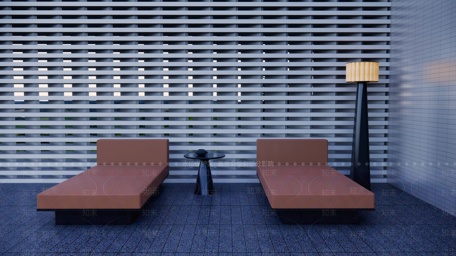 现代新中式其他户外家具SU模型下载【ID:1186209629】