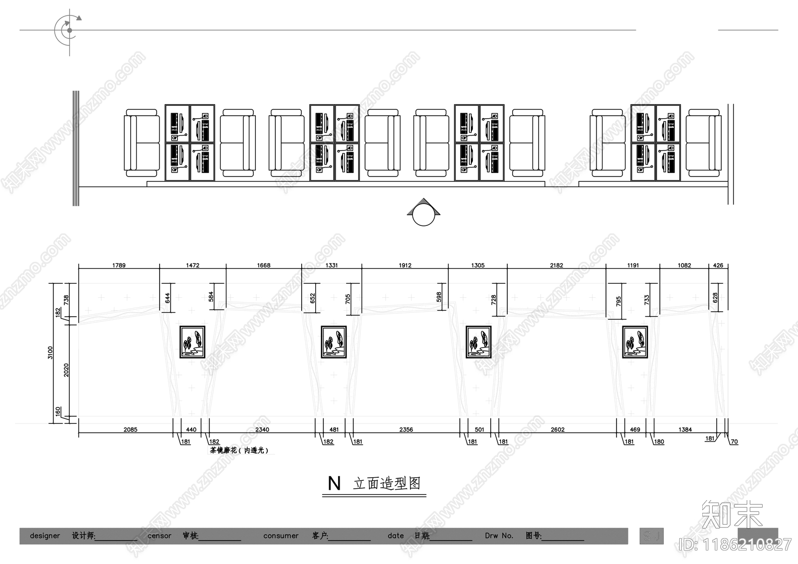 现代其他商业空间cad施工图下载【ID:1186210827】