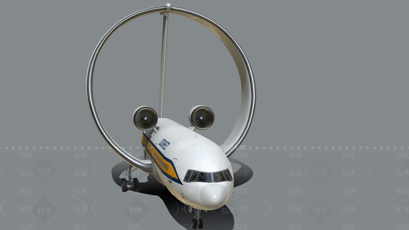 飞机3D模型下载【ID:1186220430】