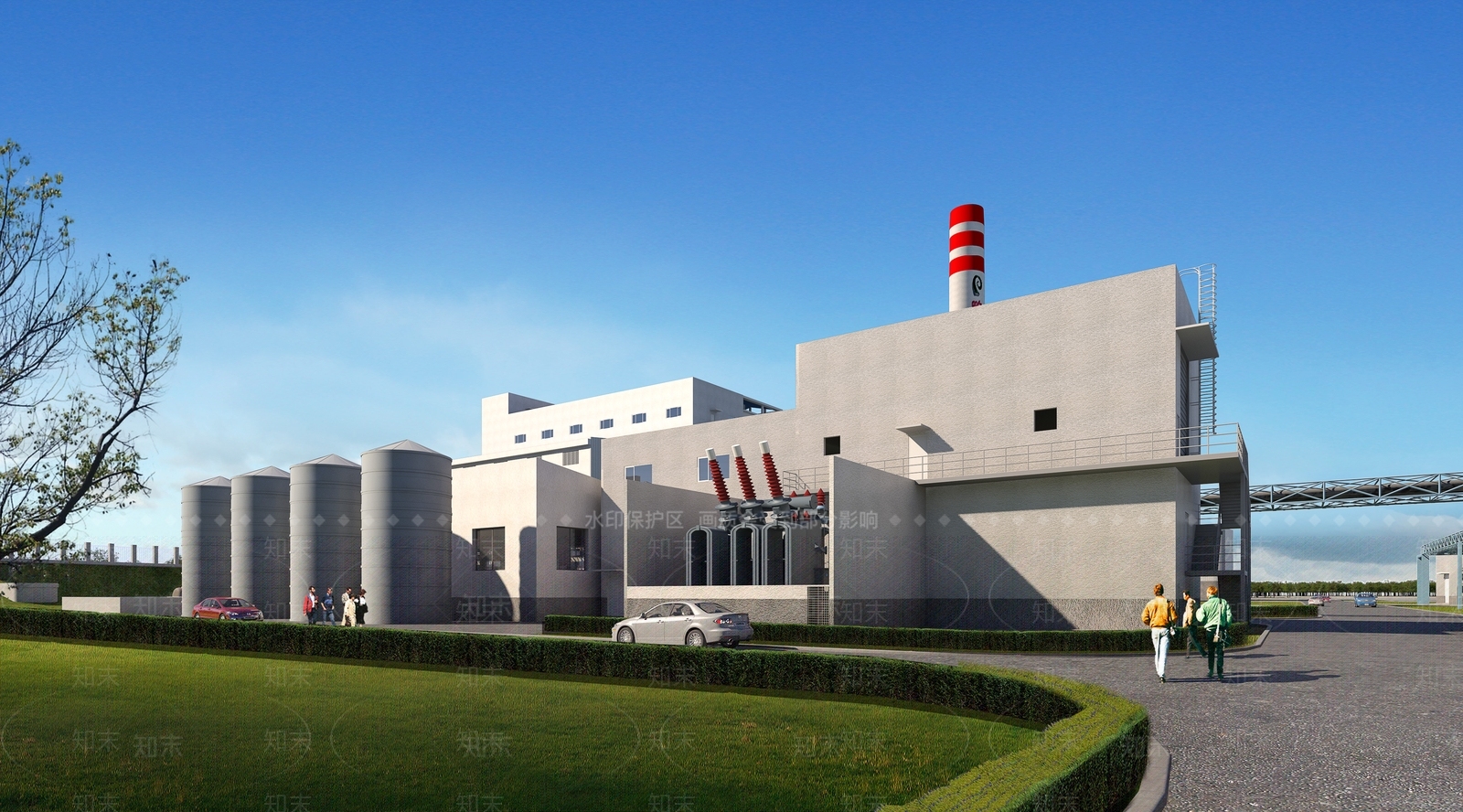 现代鸟瞰规划3D模型下载【ID:1186230089】