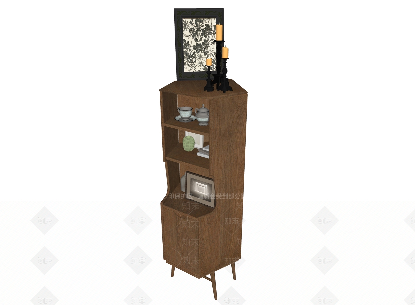 中古其他柜子SU模型下载【ID:1186233319】