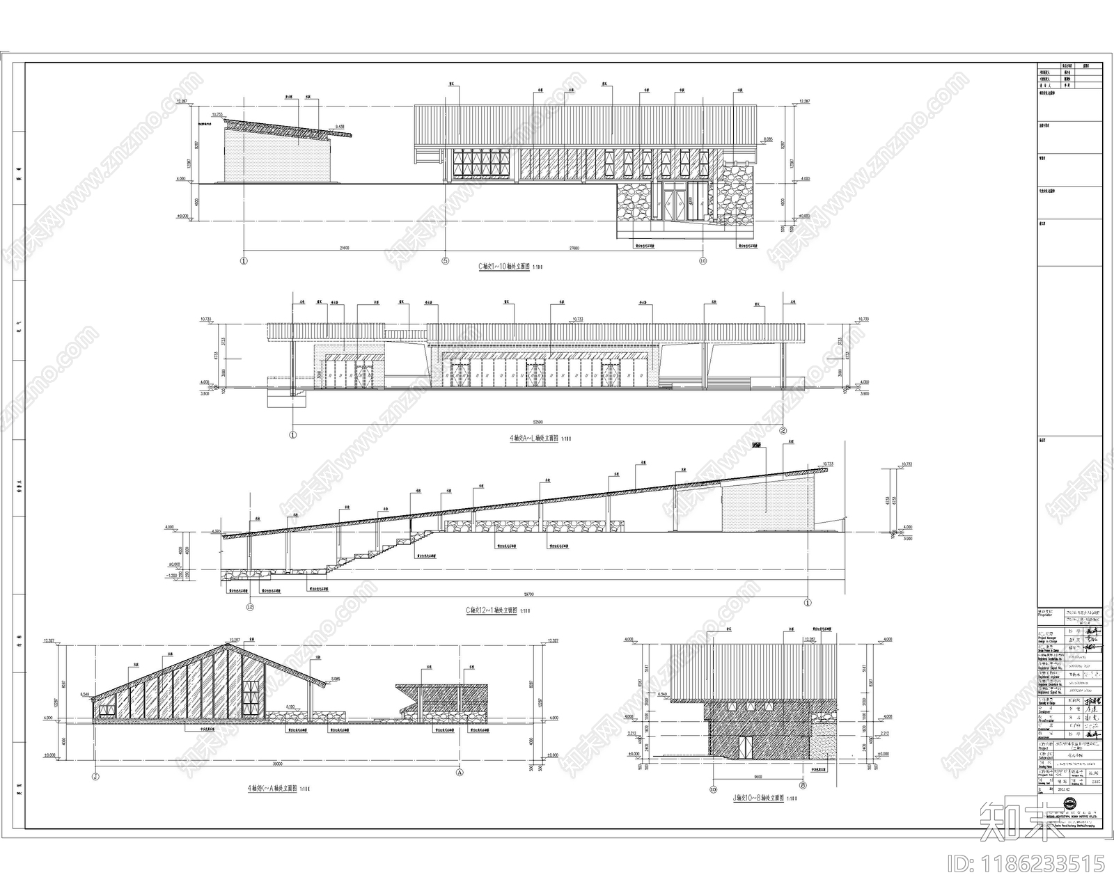 现代其他公共建筑施工图下载【ID:1186233515】