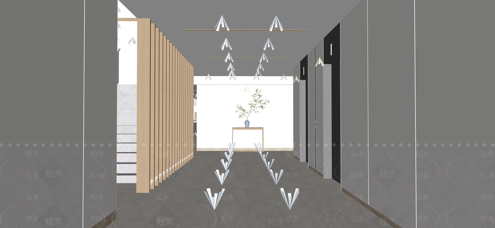 现代简约其他办公区域SU模型下载【ID:1186236228】