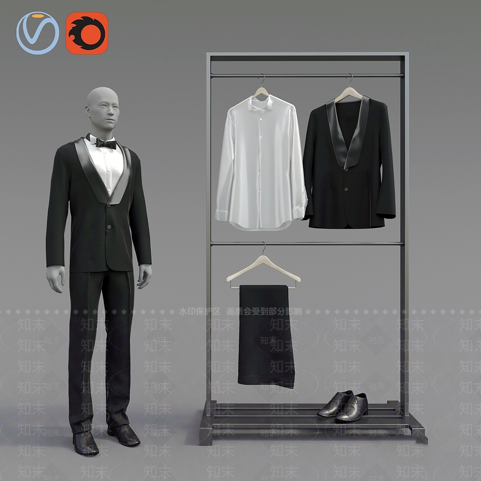 衣服3D模型下载【ID:1186236445】