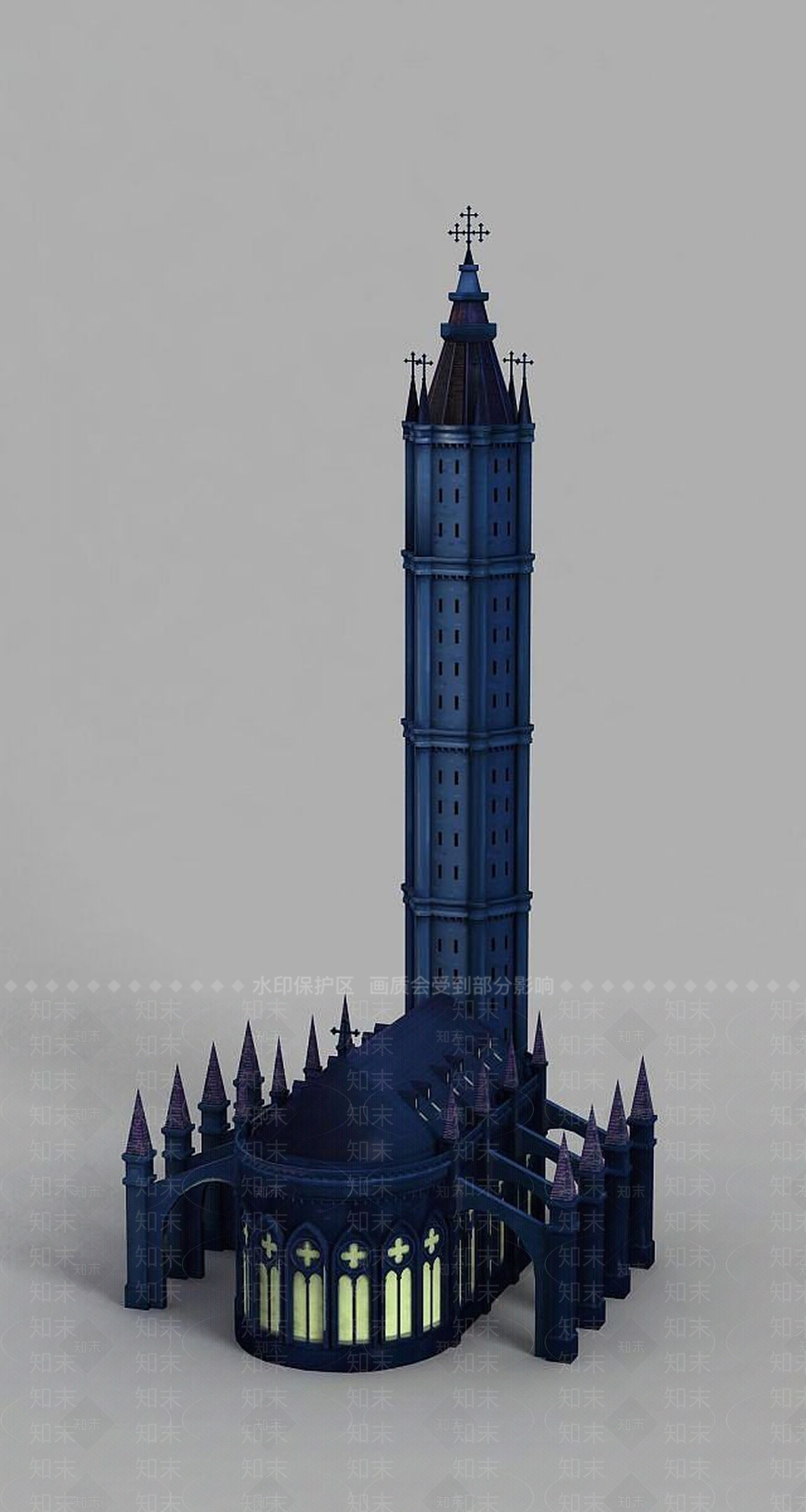 现代办公大厅3D模型下载【ID:1186341572】