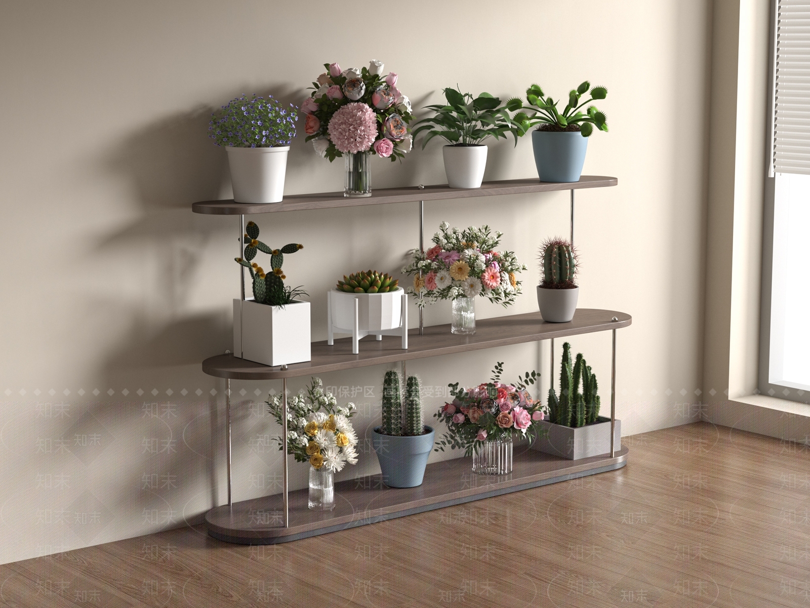 花架3D模型下载【ID:1186243242】