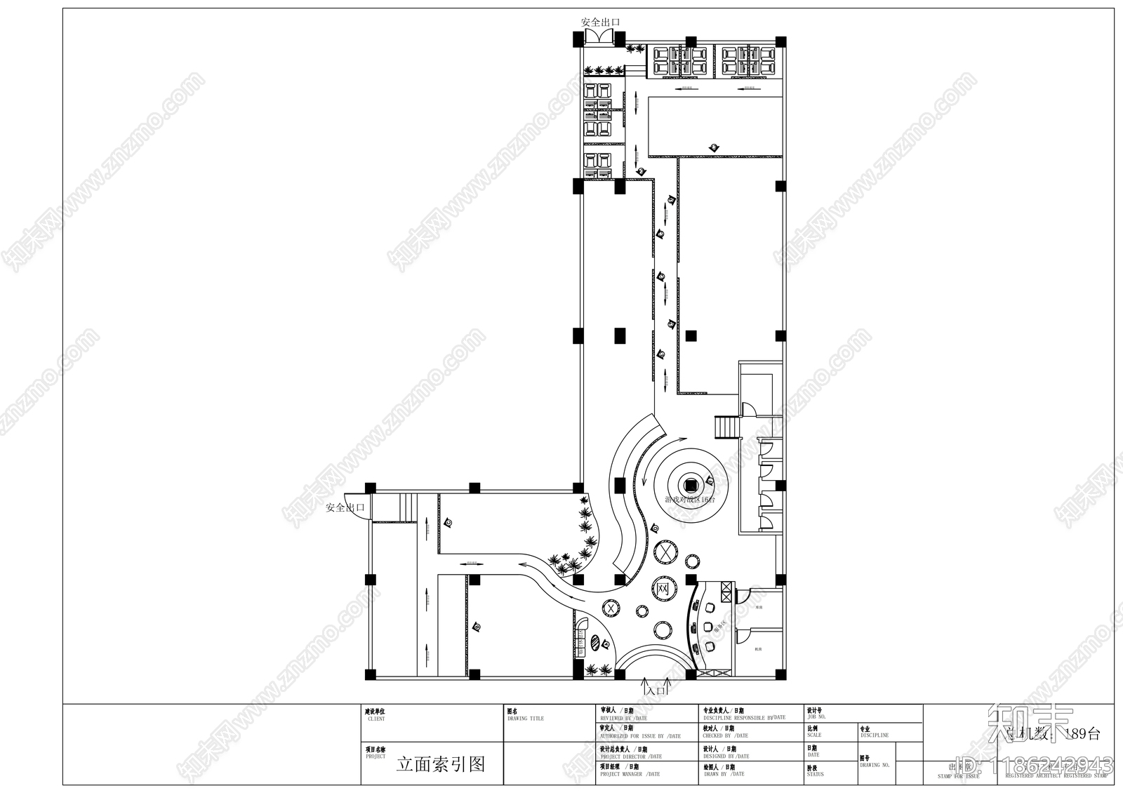 现代其他商业空间cad施工图下载【ID:1186242943】