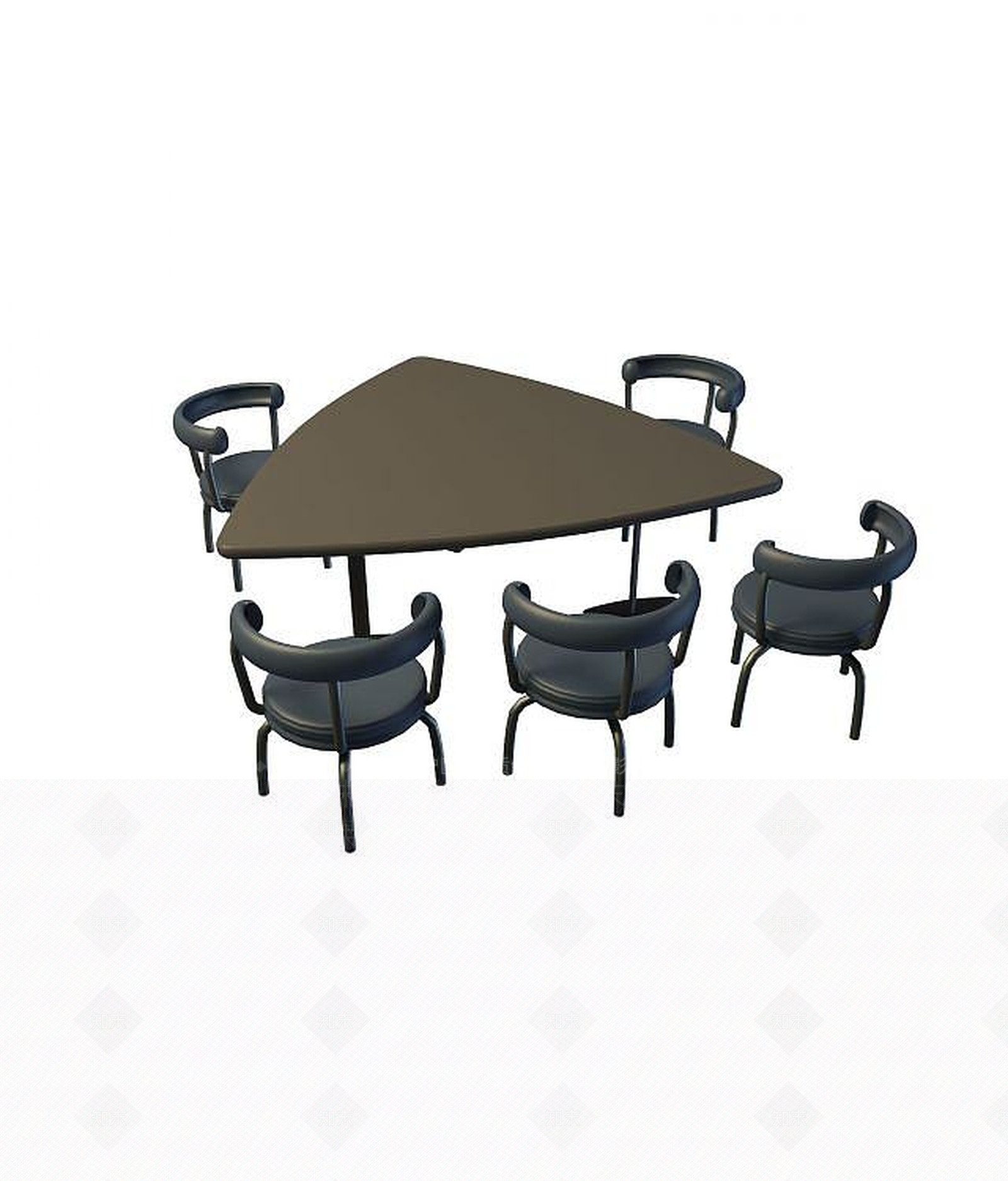 现代书桌椅3D模型下载【ID:1186275069】