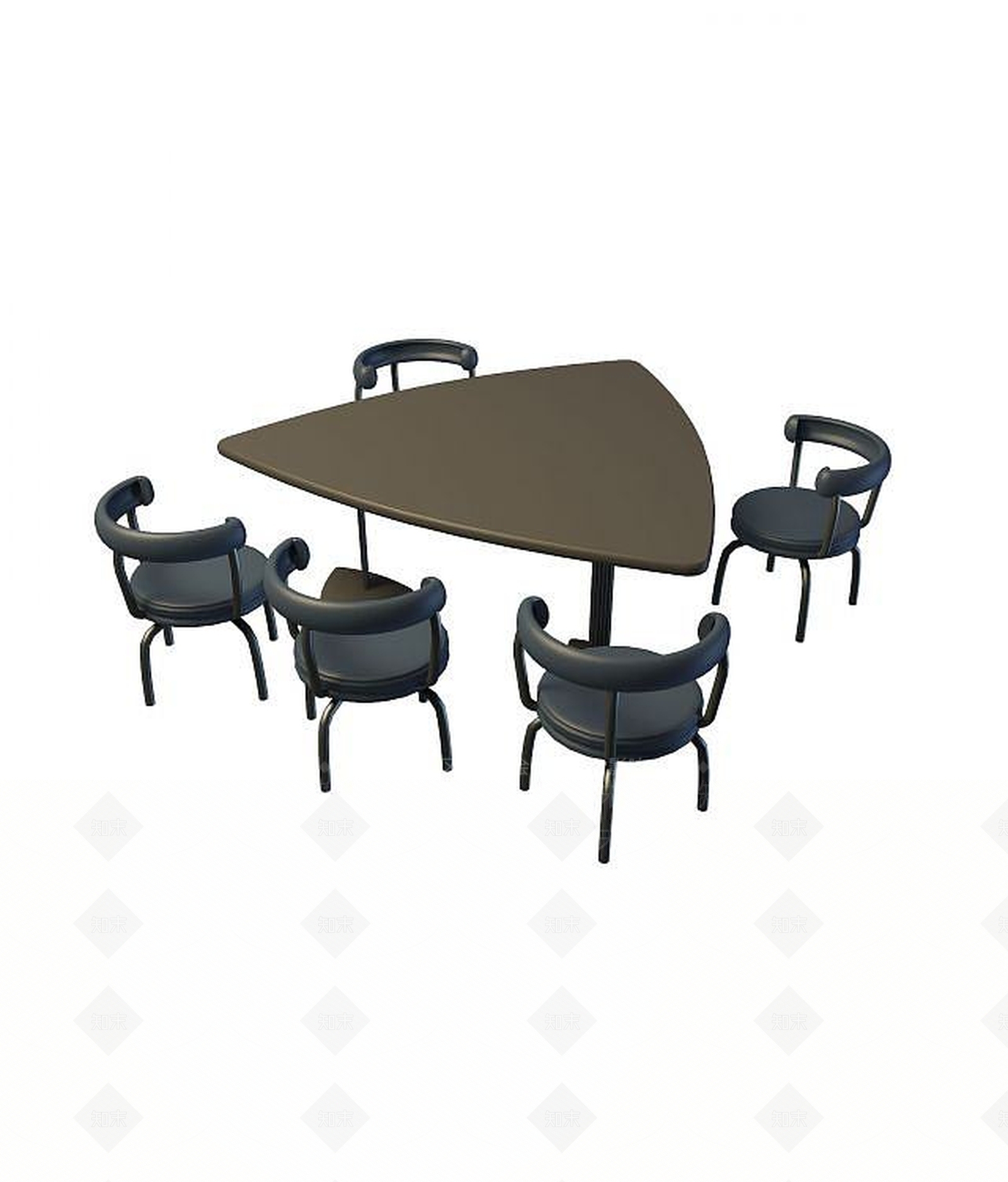 现代书桌椅3D模型下载【ID:1186275069】