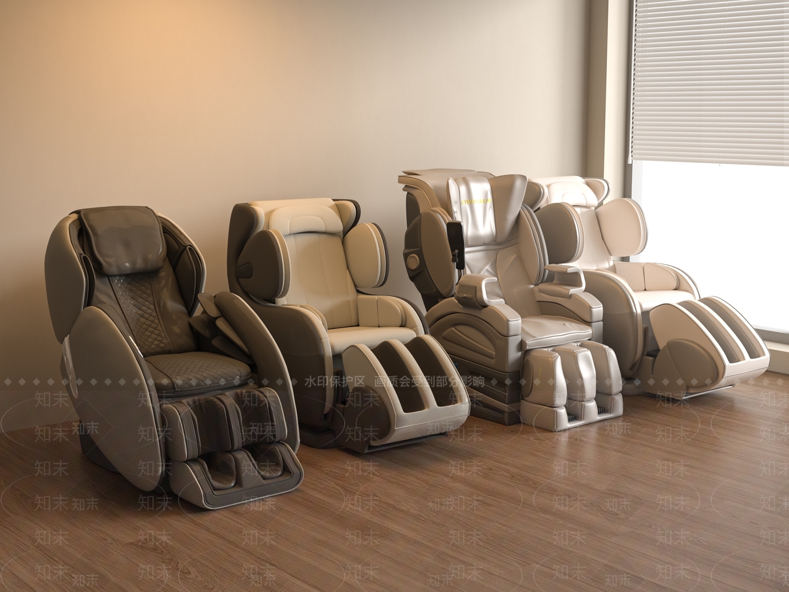 现代按摩椅SU模型下载【ID:1186247468】