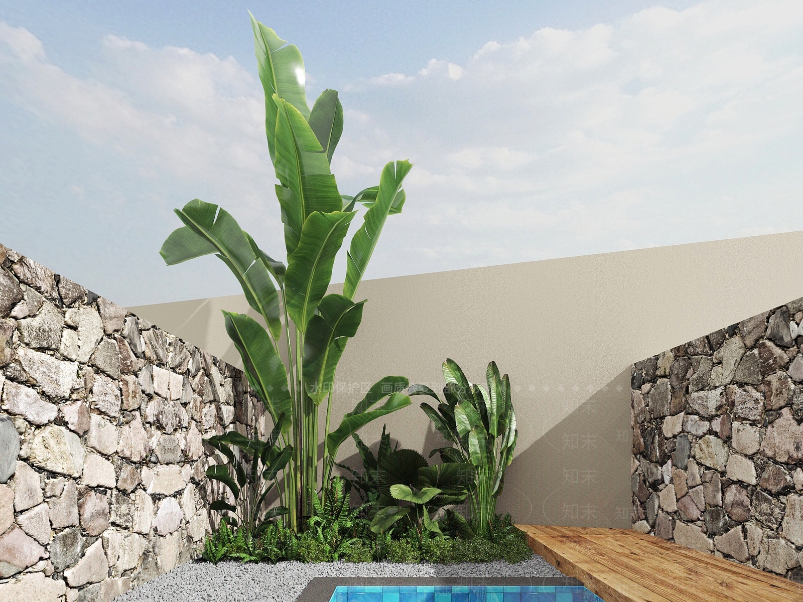 植物组合SU模型下载【ID:1186261624】