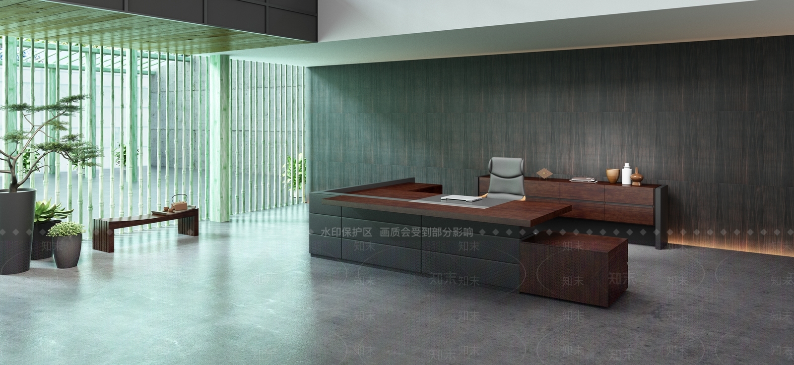 现代办公桌椅SU模型下载【ID:1186265314】