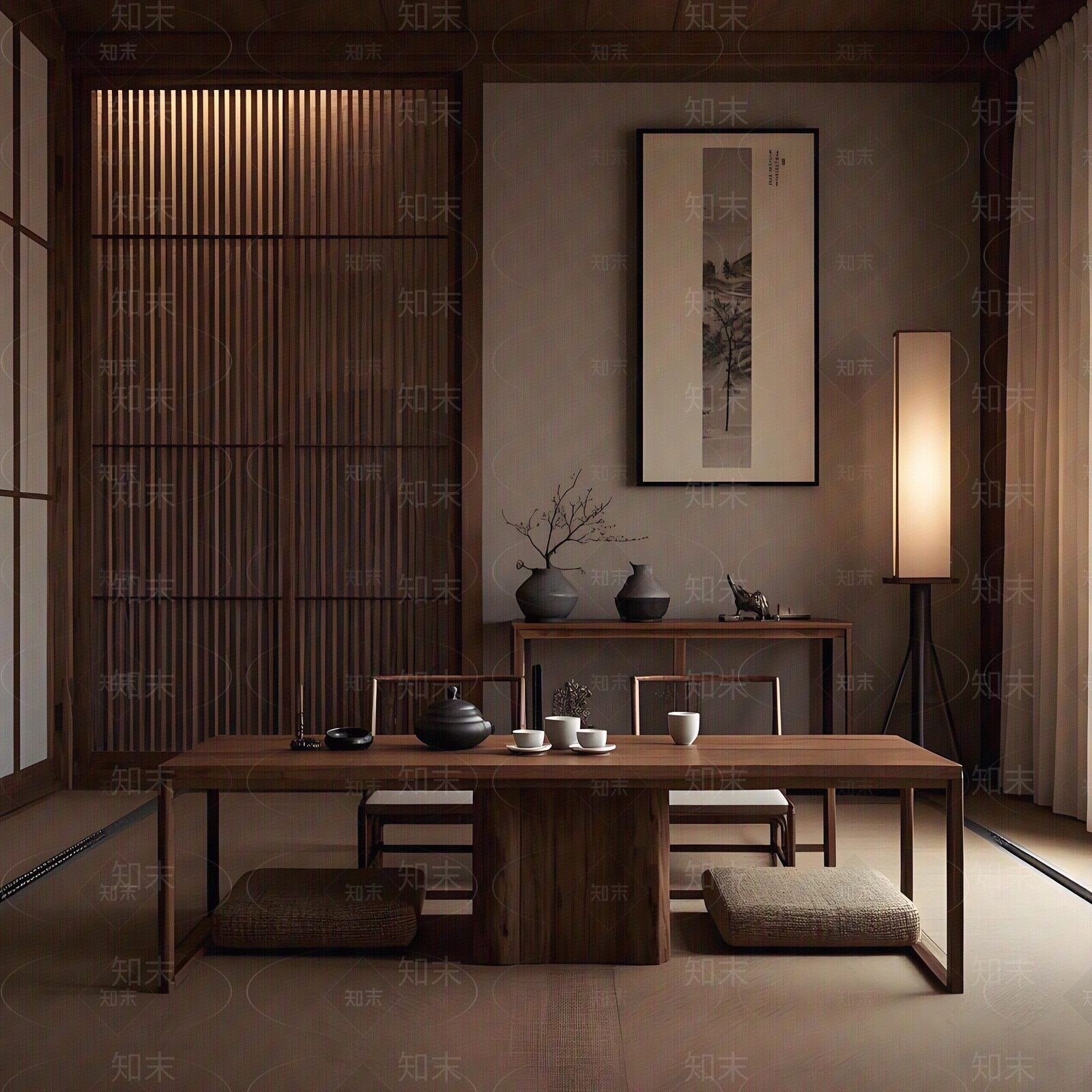 侘寂其它内景贴图下载【ID:1186266019】