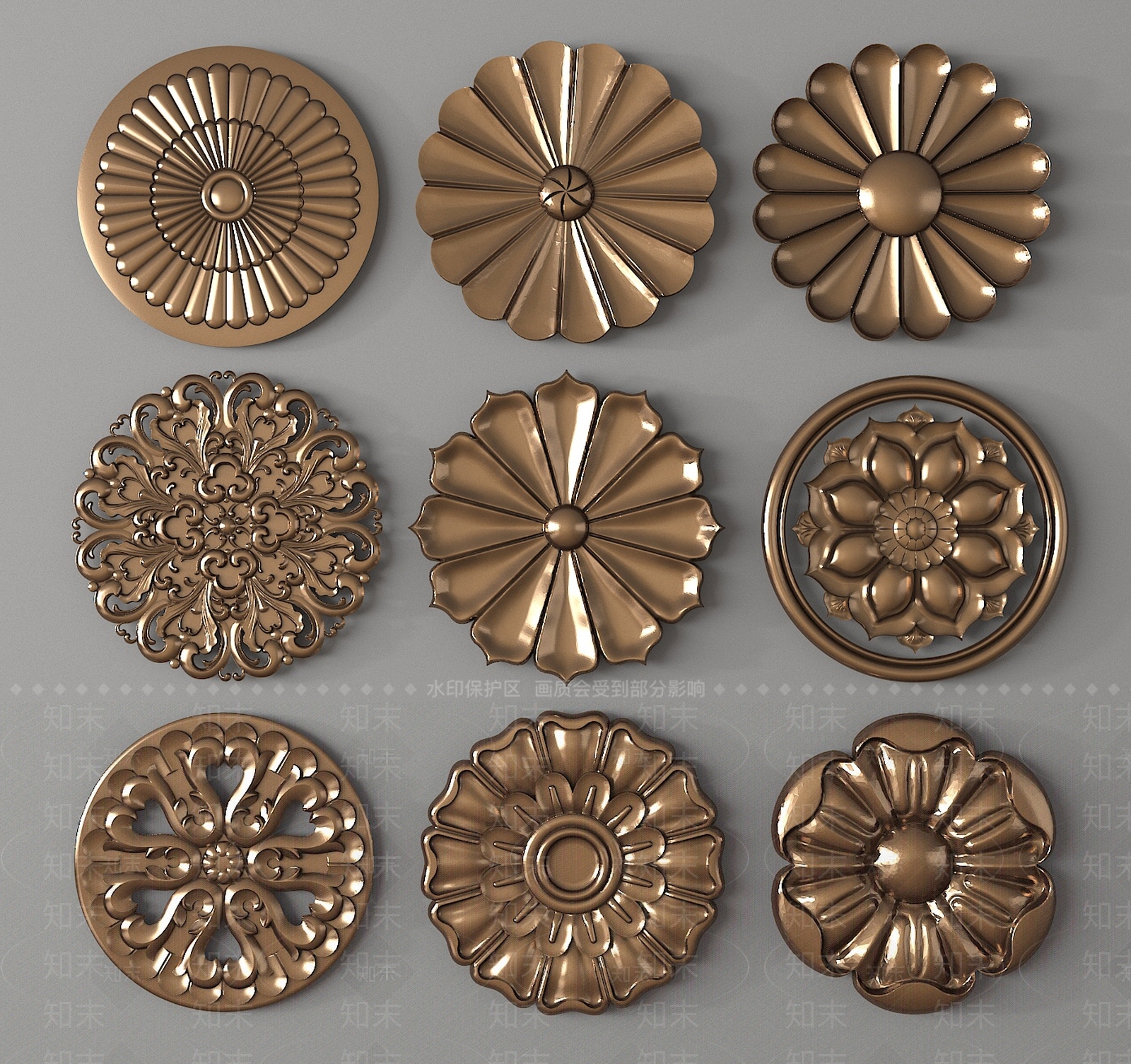 欧式雕花SU模型下载【ID:1186267647】