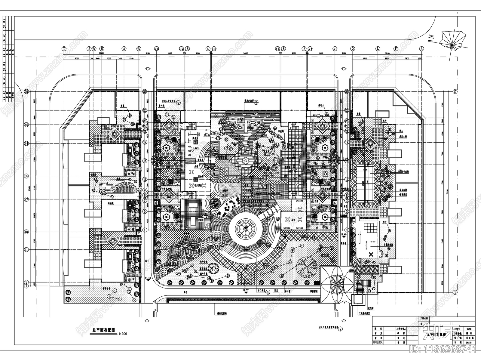2025最新小区绿化整套施工图cad施工图下载【ID:1186268741】