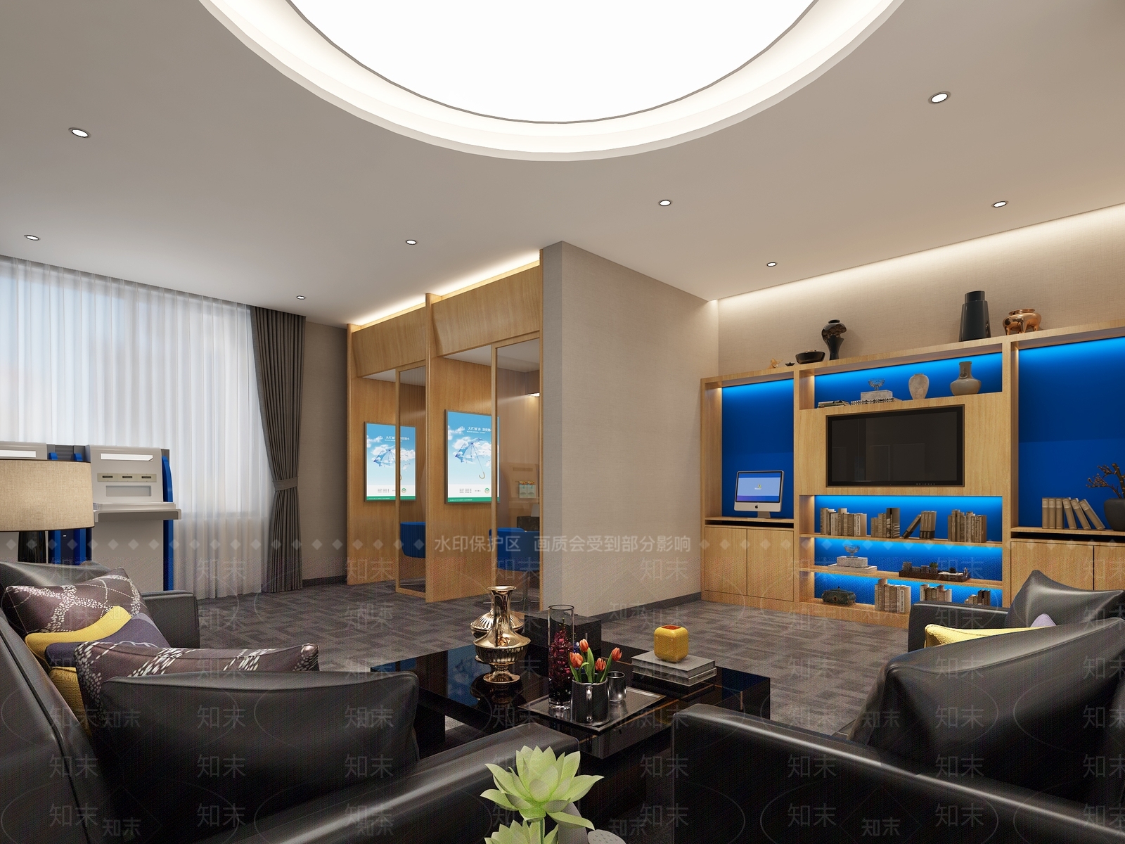 现代银行3D模型下载【ID:1186278765】