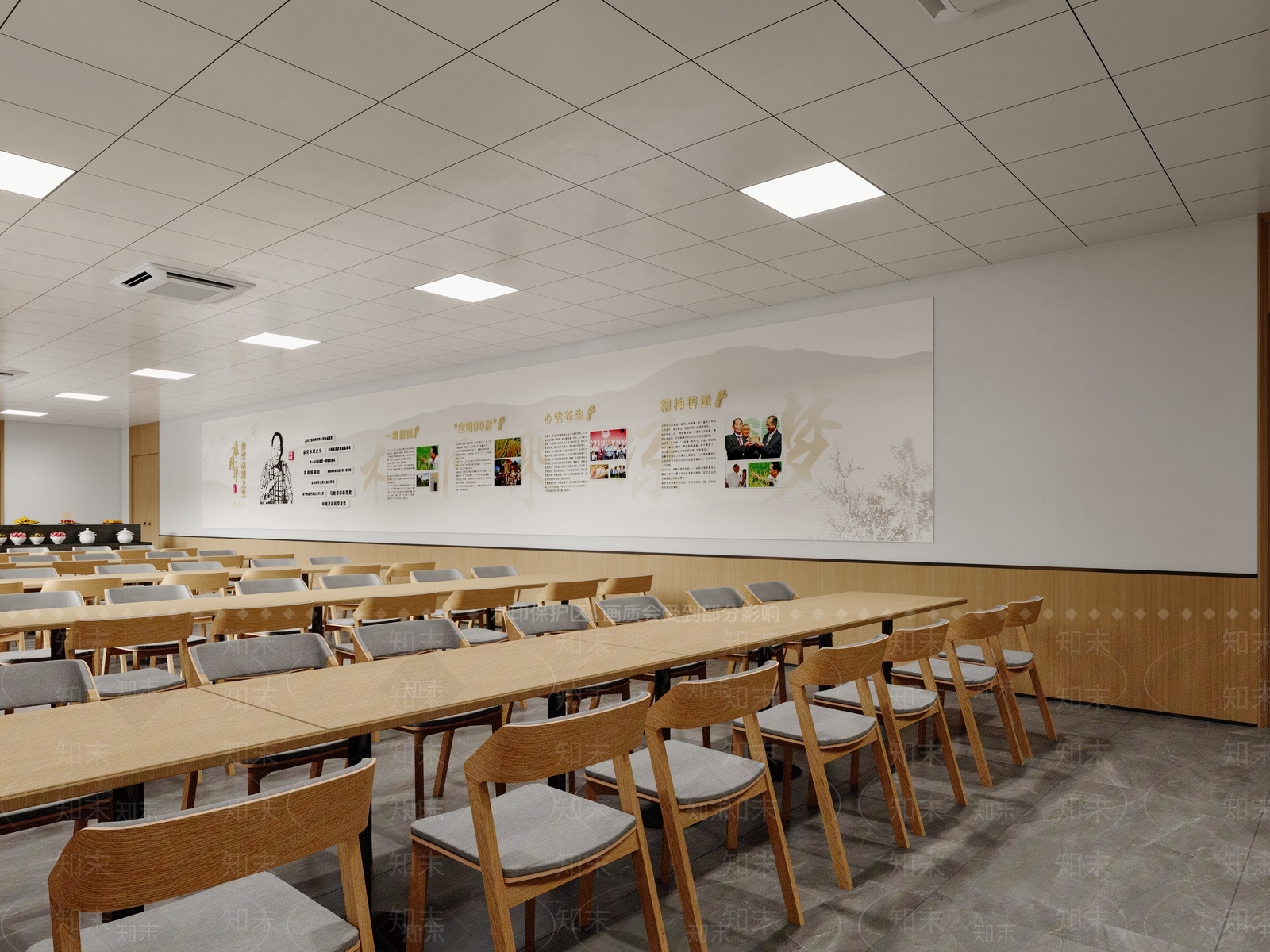 食堂3D模型下载【ID:1186281609】
